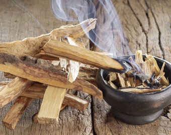 Palo santo pour fumigation rituelle - purification des lieux - protection énergétique - bois sacré - méditation, yoga, reiki - autel wicca