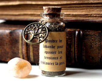 Lavender Powder to Soothe Tension, Stress, Relationships - Traditional Ritual Magic Powder - Magic Ingredient - Wishes