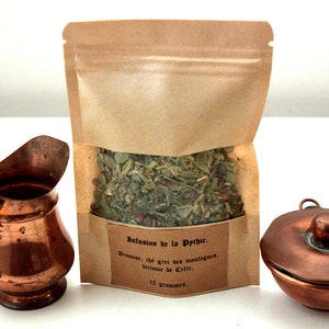 Pythia infusion (divination) - witch herbal tea 15 grams - apothecary, herbalist, herbs, plants, leaves - wicca goddess