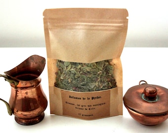 Infusion de la Pythie (divination) - tisane sorcière 15 grammes - apothicaire, herboriste, herbes, plantes, feuilles - déesse wicca