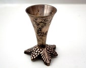 Small antique silver plated altar cup - chalice - antique - vintage French 1960s - altar - rituals - beginner witch