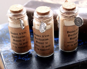 Iris Root Powder to Ward Off Anger, Fear and Violence - Traditional Ritual Magic Powder - Purification