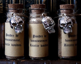 Poudre de bannissement, recette de vaudou - poudre magique rituelle traditionnelle - éloigner les ennemis - couper un lien toxique