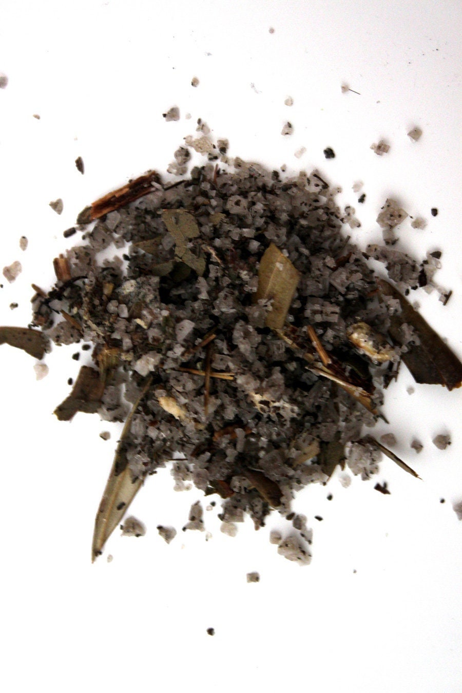 Sel Rituel de Purification Énergétique - Sel Consacré et Plantes Matériel Pour Autel Sorcière Verte 