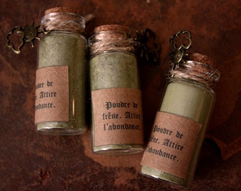 Ash powder to attract abundance - traditional ritual magic powder hoodoo voodoo santeria wicca