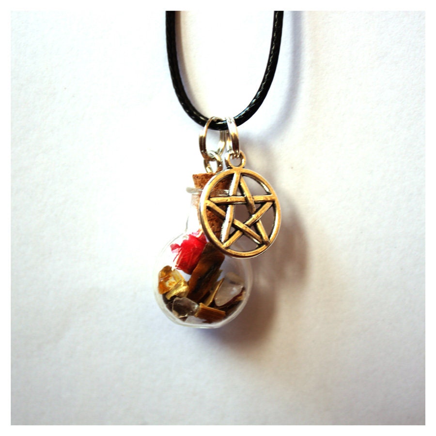 Necklace Spell Lifting Blockages - Pentacle - Amulet - Talisman - Magic ...