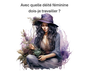 Réponse pendule en français, avec quelle entité féminine devez-vous travailler ? Sorcière wicca, déesse rituel grimoire livre des ombres
