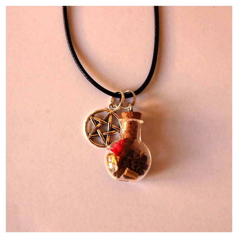 Necklace Spell Lifting Blockages - Pentacle - Amulet - Talisman - Magic ...