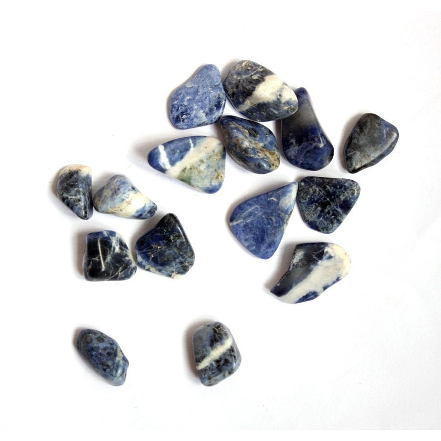 Sodalite - Pierre Roulée Cristal Insomnie Équilibrage Émotionnel Chakra Troisième Oeil Reiki Protect
