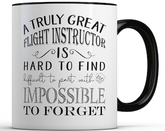 Flight Instructor Mug: Appreciation Gift for Flight School Teacher
