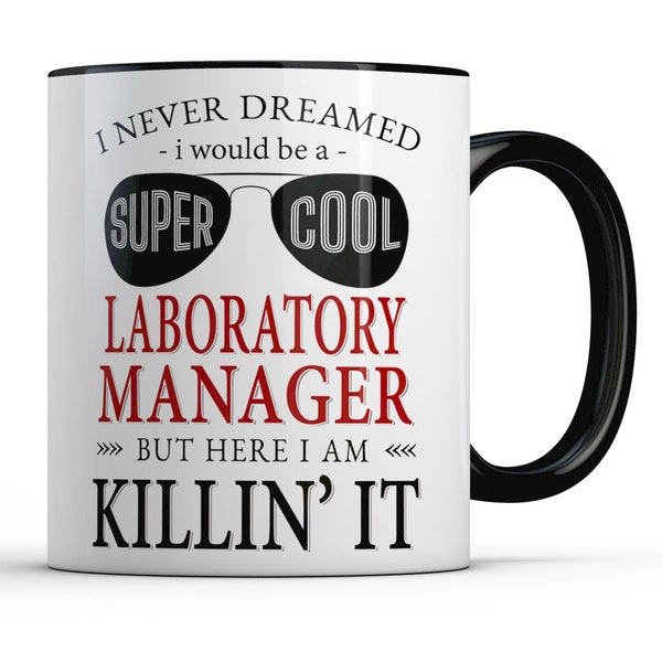 Laboratory Manager for Clinical Lab Management, Super Cool Laboratory Manager Mug, Medical Staff Employee Appreciation Christmas Birthday