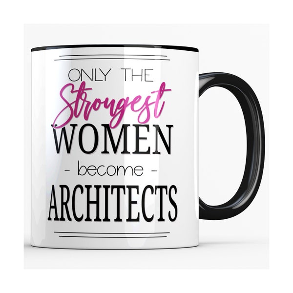 Architect Gift for Women, Architect Mug for Her, Gift for Boss, Architecture Graduation Gift, Lady Architect, Chief Architect