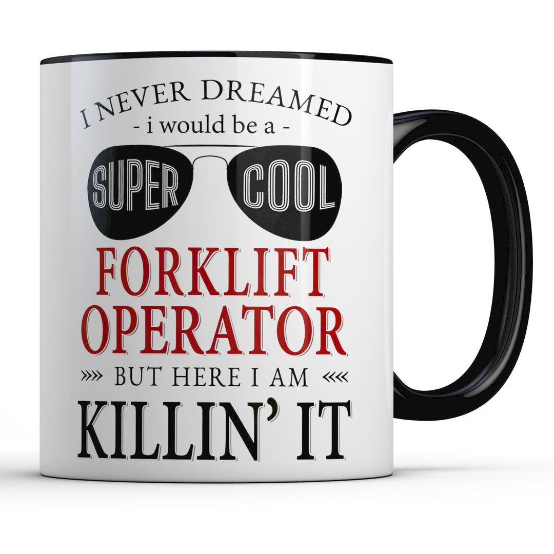 Forklift Operator Gift for Warehouse Forklift Operator, Super Cool Forklift Operator Mug