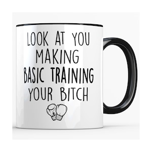 Basic Training Graduation Mug: Funny BMT Gift for New Soldier