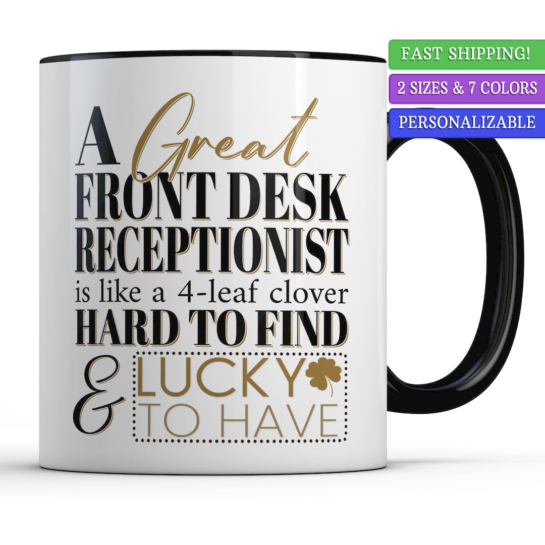 Personalized Receptionist Appreciation Gift for Hotel Receptionist, A