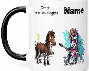 Taza personalizada de anestesiólogo - Taza de café Rockstar Anesthesist
