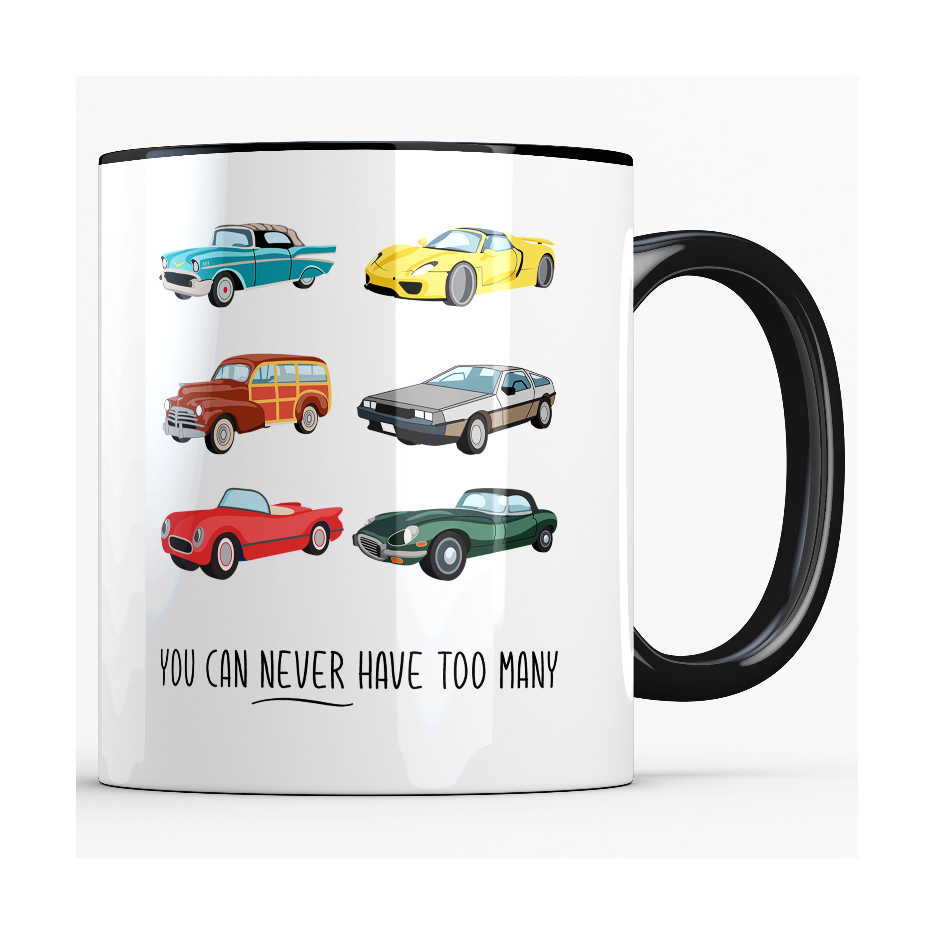 Classic Car Coffee Mug 15oz White - drive boring cars - Car Lover Gifts for  Men Diesel Mechanic Dad …See more Classic Car Coffee Mug 15oz White 