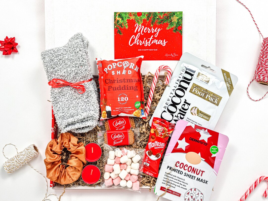Secret Santa Gifts for Her Christmas Hamper Gift Mum Sister - Etsy UK