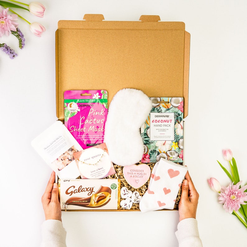 Mothers Day care packages Birthday Gifts for Her, Spa gifts for friend, gifts for best friend, gift for mum, Hamper for her, Pamper gift box Box 7