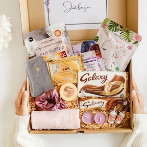 Self-Care PAMPER HAMPER Gift Box | Letterbox Gift for Her | Spa S Giftbox | Birthday Giftbox | Friend Giftbox | Care package Gift
