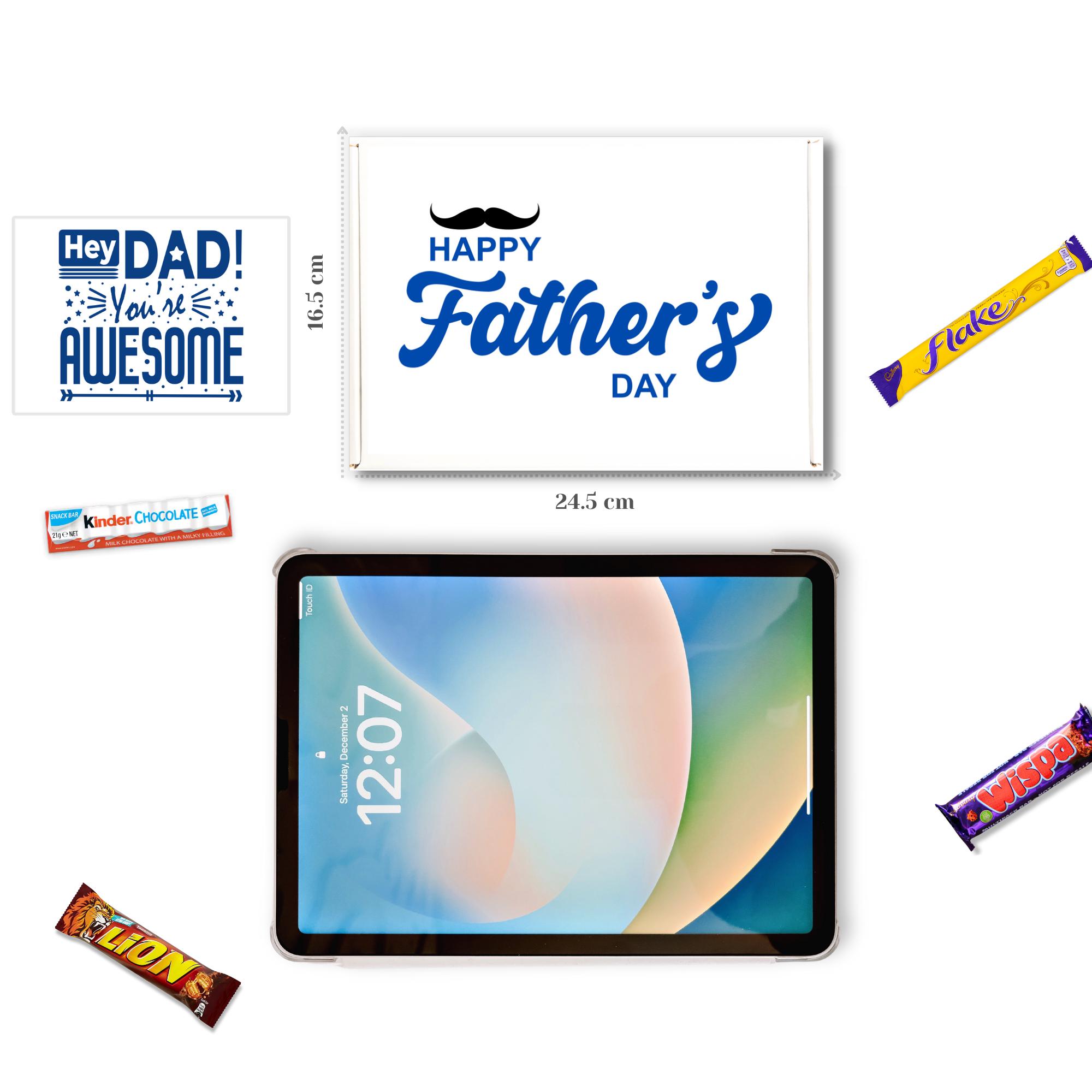 Personalized Chocolate Poem Gift Box - Father's Day Hamper - Etsy UK