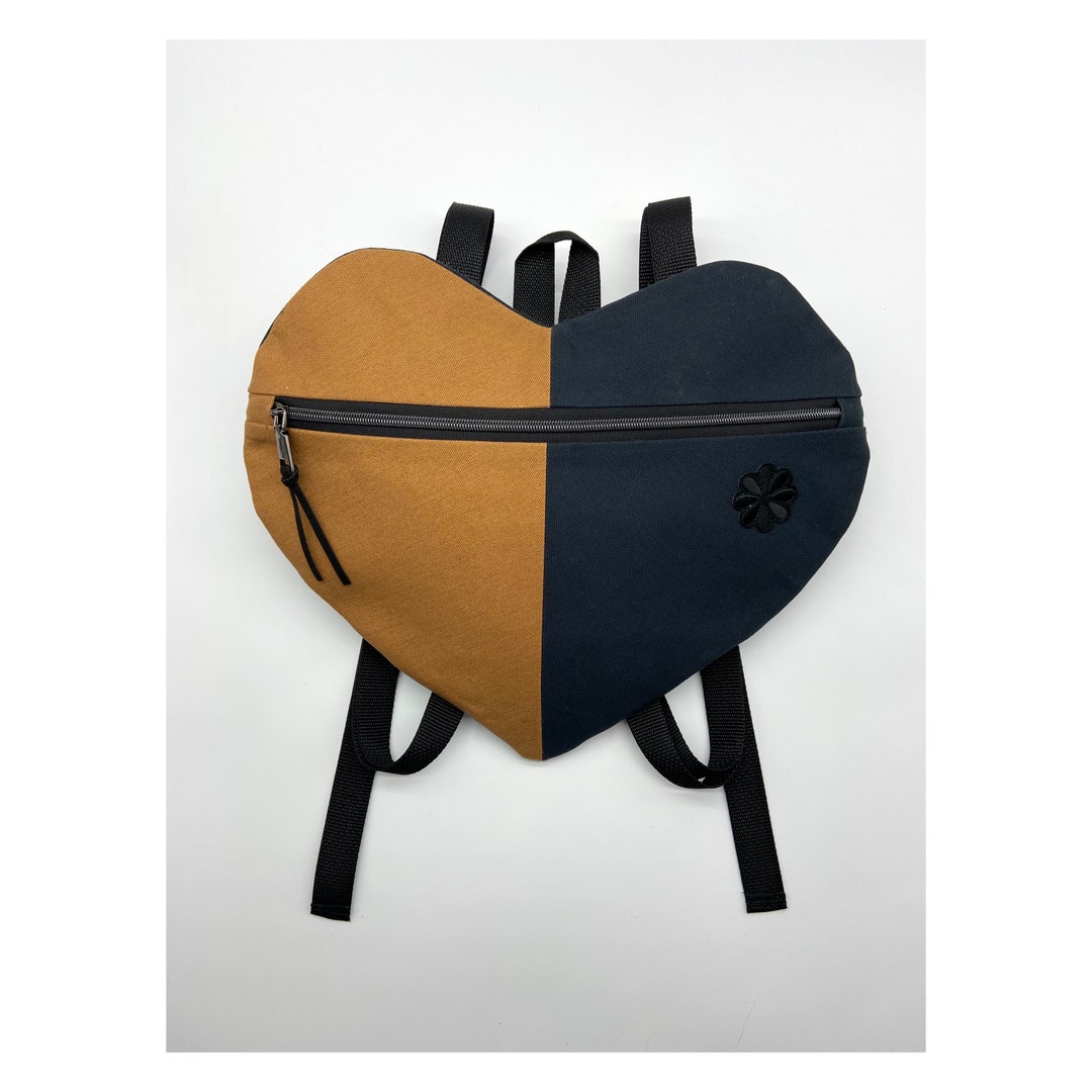 Black & Gold Heartbreaker Backpack - Etsy