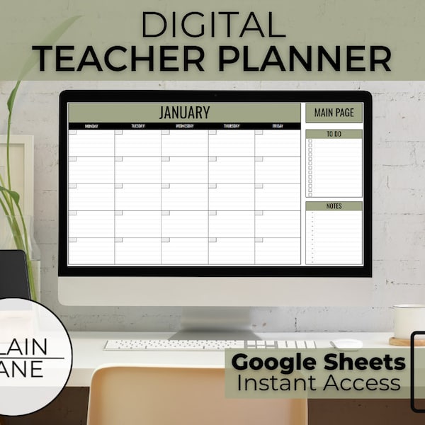 Digital Teacher Planner | Google Sheets | Lesson Planning | Organization