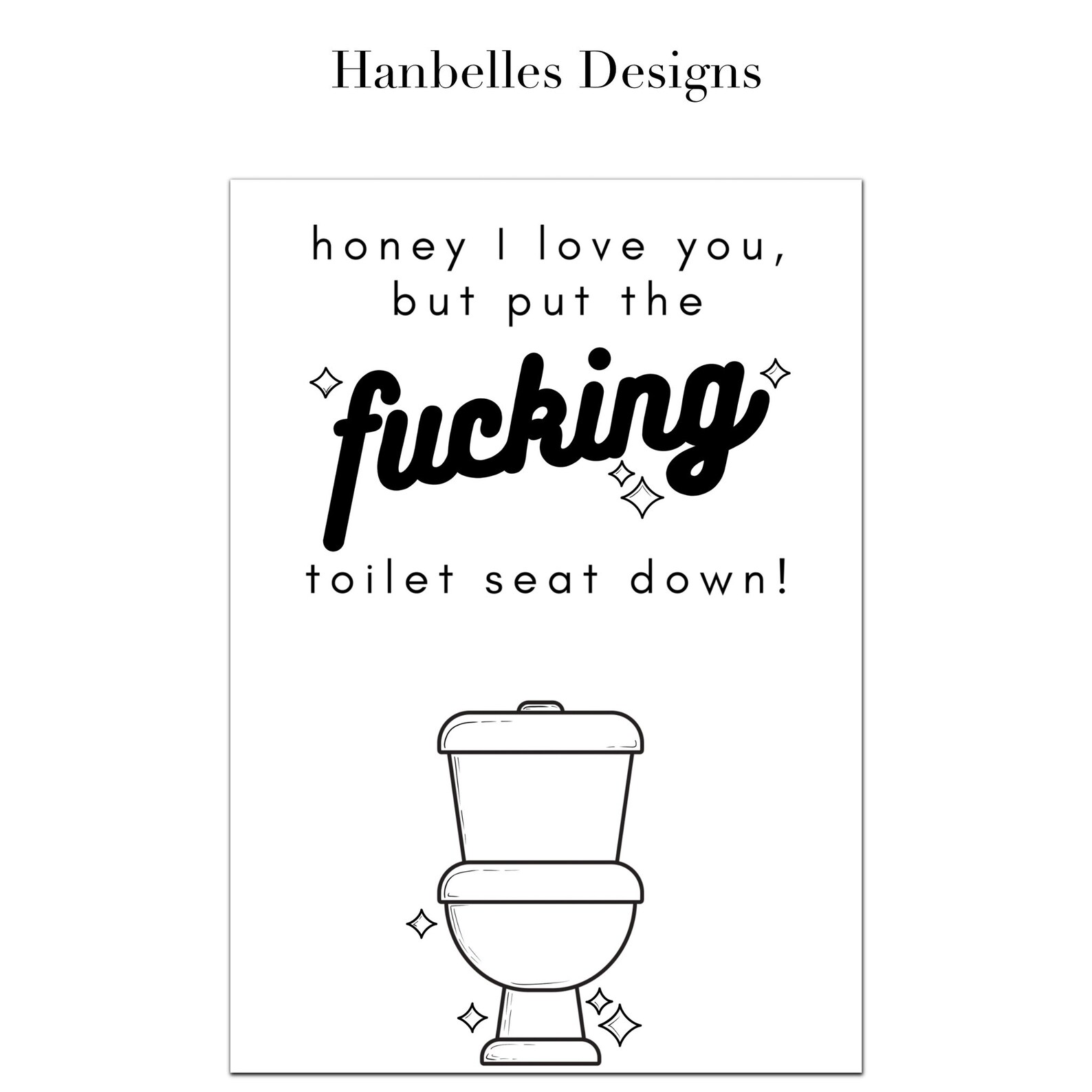 Put The Toilet Seat Down Printable Printable Word Searches