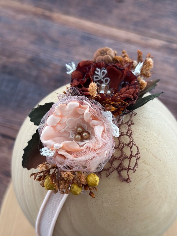 Fasce Per Capelli Bambine - 3 Pezzi Con Fiocco E Fermagli Ricamati - Morbide E Elastiche - Foto 7