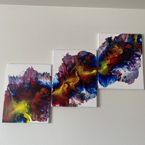 Acrylic Pour Paintings for Sale Etsy