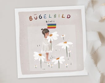 Image thermocollante fleurs fille | Images thermocollantes pour enfants, patchs thermocollants, patchs