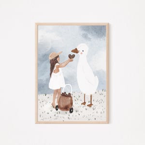 Poster Feeding | Kinderposter, Kinderzimmerposter, Tierposter