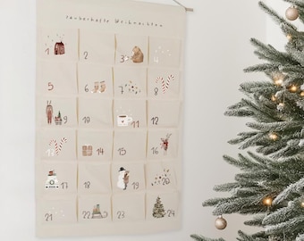 Images thermocollantes du calendrier de l'Avent | Images thermocollantes pour calendriers de l'Avent à remplir, calendriers en tissu DIY