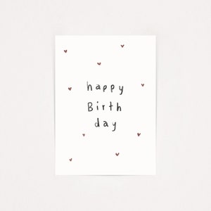 Geburtstagskarte Postkarte Geburtstag Karte Geburtstag | Geschenk Geburtstag Geburt Grußkate Weihnachtsgeschenk Din A6
