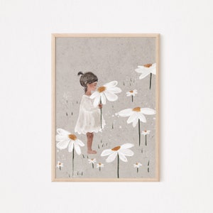 Poster Flower Tali | Children's posters, children's room posters