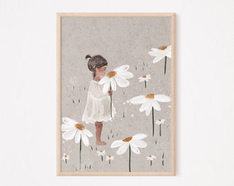 Poster Flower Tali | Children's posters, children's room posters