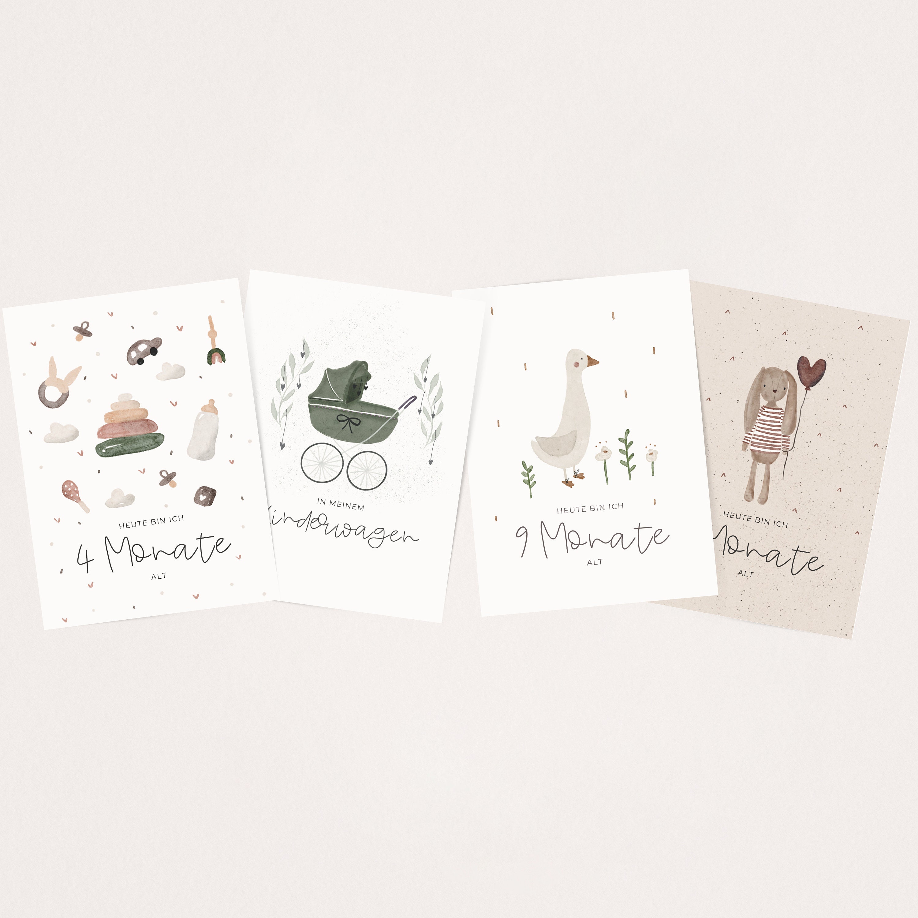 Baby Milestone Cards | My First Year Personalized Gift for Boys & Girls ...