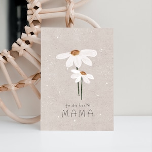 Karte Mama | Muttertagskarte beste Mama, Mama Geschenk