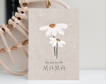 Carte Maman | Carte de fête des mères, meilleure maman, cadeau maman