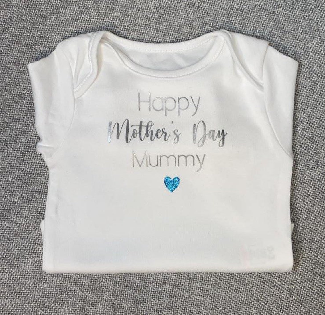 Baby personalised Mothers Day vest Etsy