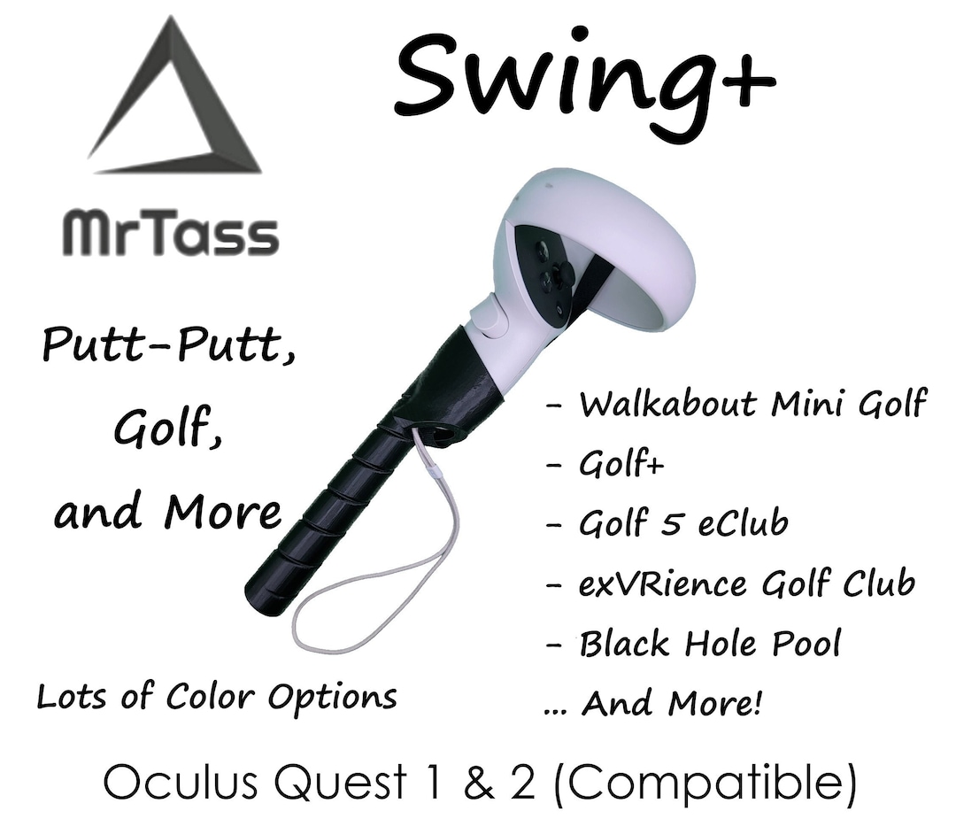 Mrtass Swing+ Putt-putt and Golf Accessory Golf Club Extension Handle  Lots of Colors Quest (compatible)
