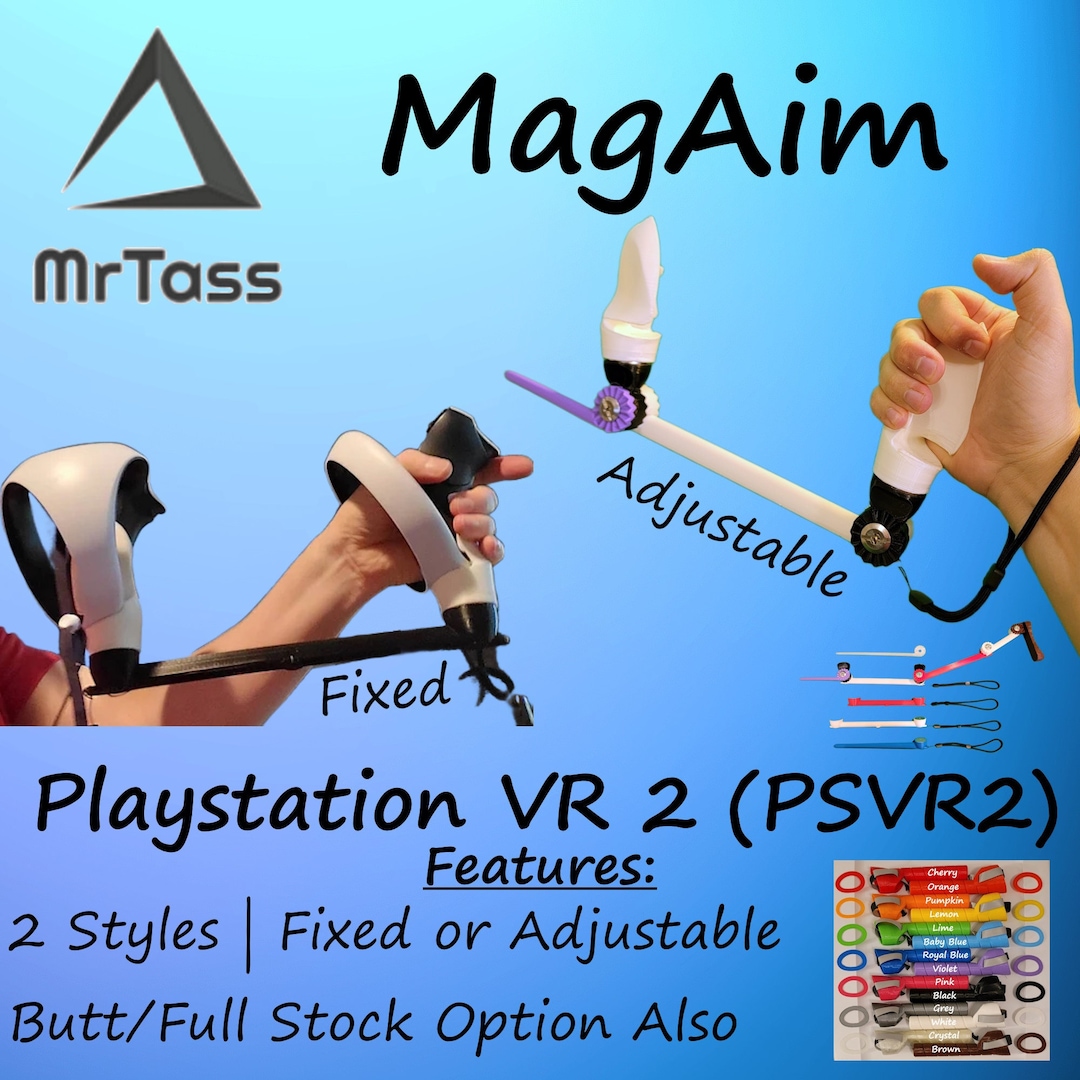 Mrtass PSVR 2 Magaim Gun Stock Stability, Aim, and Reload Accessory