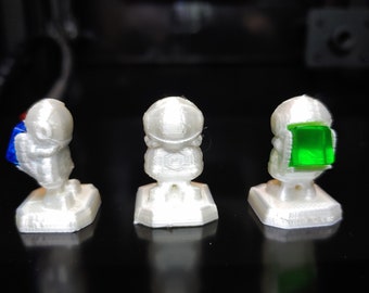 Terraforming Mars - Astronaut Spelarpolettspårare med Kubspelautomat - Set om 5