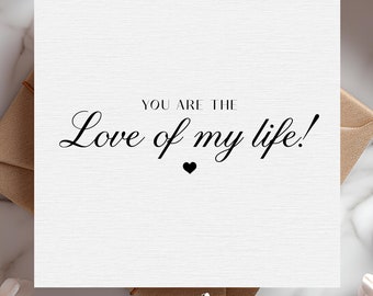 Tarjeta de aniversario para esposo, tarjeta de aniversario para esposa, tarjeta de aniversario para novio, para novia, tarjeta de amor romántica personalizada