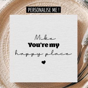 Carte d'anniversaire petit ami/mari/finance, carte personnalisée pour partenaire, carte d'anniversaire pour homme, carte pour conjoint, partenaire pour la vie, carte J'adore