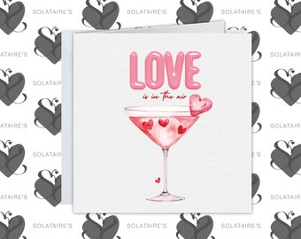 Personalised valentines Day Card For Girlfriend UK,Valentines Day Card for Girlfriend,Fiancé & Wife,Simple Luxury Greeting Cards for her