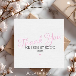 Happy Mothers Day Card voor tweede moeder VK, Moederdagkaart mummie, Moederdagkaart voor stiefdochter, Moederdagkaart voor tweede moeder