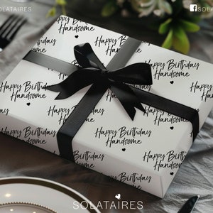 Gift Tag - Happy Birthday Handsome Gift Tag - Happy Birthday Handsome