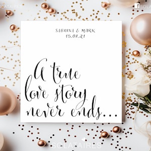 Tarjeta de felicitación de boda personalizada, recién casados, tarjeta de recién casados, tarjeta de día de boda personalizada de pareja feliz, tarjeta de novia y novio