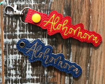 Unlocking Magic Spell ITH Keyfob Digital Embroidery Design